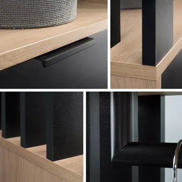 garderobeskap Garderobe MILO grå - Oppbevaring - Garderober & garderobesystem