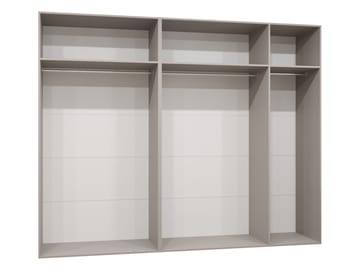 garderobeskap Garderobeskap SANDI 3 250 hvit Svart - Oppbevaring - Garderober & garderobesystem
