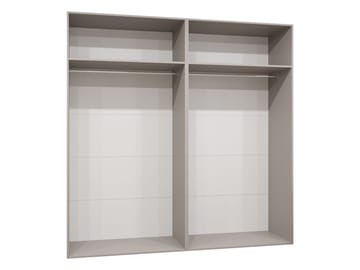 garderobeskap Garderobeskap PIANO 3 200 svart Svart - Oppbevaring - Garderober & garderobesystem