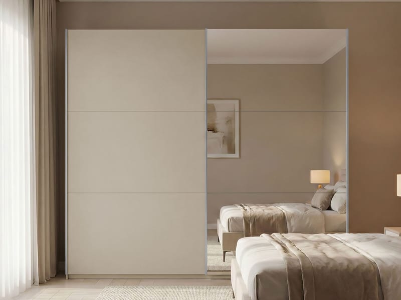 garderobeskap Rodos - Beige - Oppbevaring - Garderober & garderobesystem