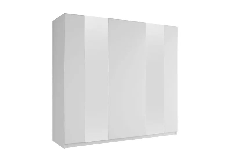 Haruna Garderobeskap med Speil 250x235 cm, Hvit