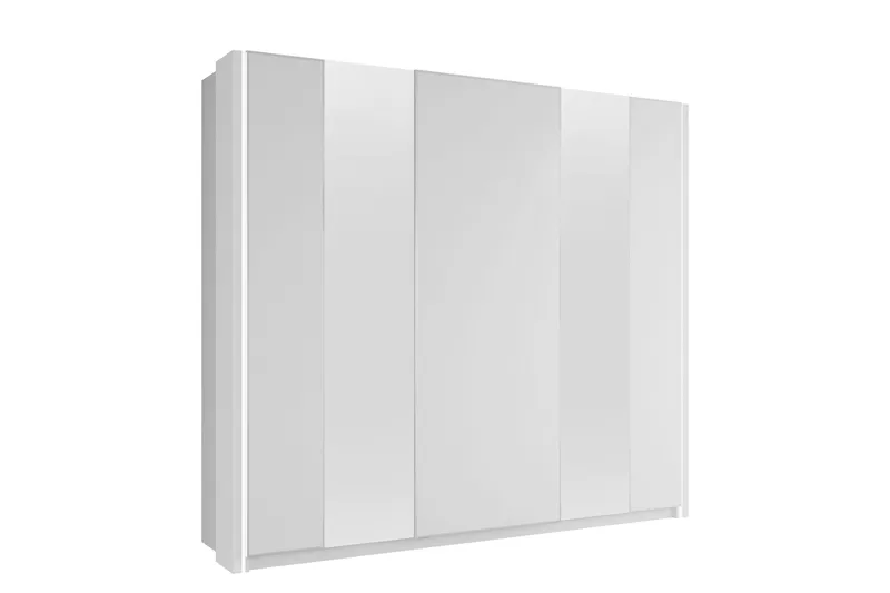 Haruna Garderobeskap med Speil 250x235 cm, Hvit