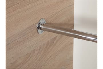 Harvinder Garderob med Speil 120x205 cm - Beige - Oppbevaring - Garderober & garderobesystem