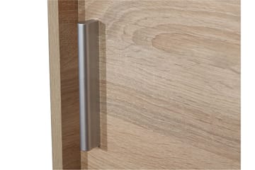 Harvinder Garderob med Speil 120x205 cm - Beige - Oppbevaring - Garderober & garderobesystem