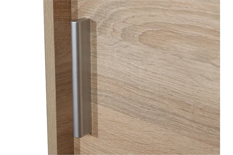 Harvinder Garderob med Speil 120x205 cm - Beige - Oppbevaring - Garderober & garderobesystem