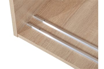 Harvinder Garderob med Speil 120x205 cm - Beige - Oppbevaring - Garderober & garderobesystem