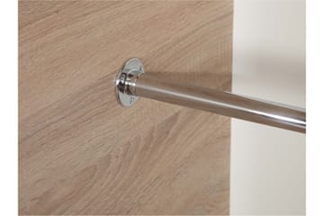 Harvinder Garderob med Speil 120x205 cm - Beige - Oppbevaring - Garderober & garderobesystem