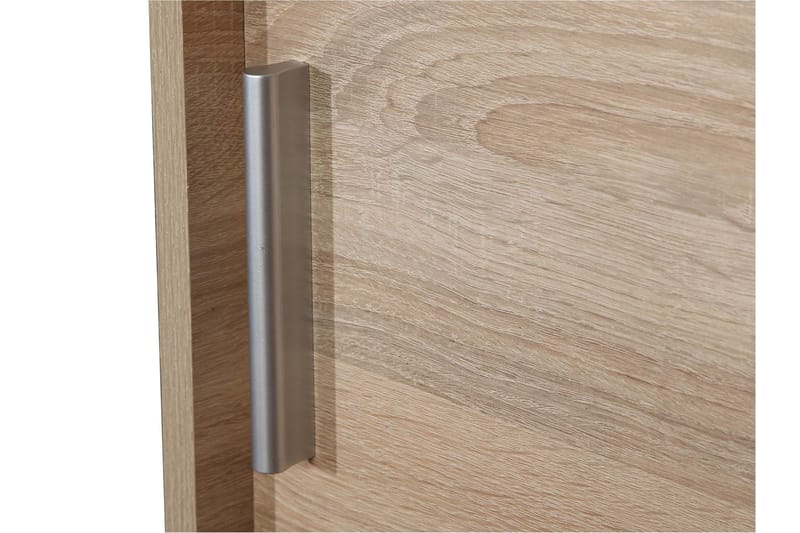 Harvinder Garderob med Speil 120x205 cm - Beige - Oppbevaring - Garderober & garderobesystem