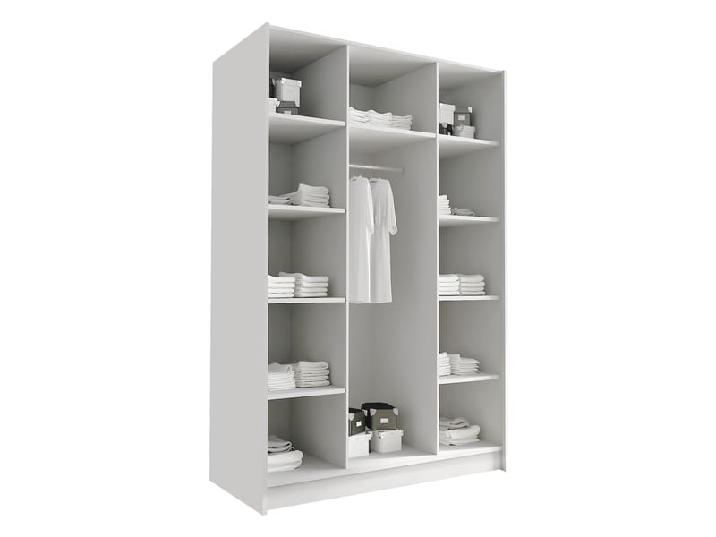 Herrljunga Garderob 150x215 cm - Brun/Svart - Oppbevaring - Garderober & garderobesystem