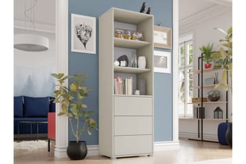 Agawal Bokhylle 60 cm - Beige - Oppbevaring - Hylle - Bokhylle