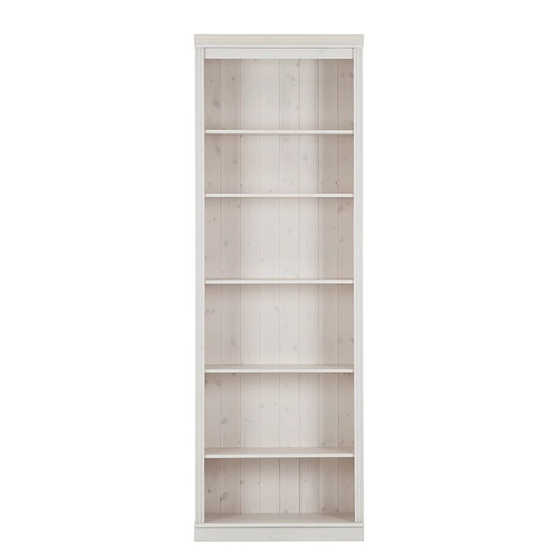 Anita Bokhylle 74 cm i Malt Tre - Hvit - Oppbevaring - Hylle - Bokhylle