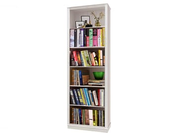 Anita Bokhylle 74 cm i Malt Tre - Hvit - Oppbevaring - Hylle - Bokhylle