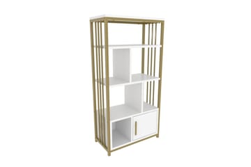 Arven Bokhylle 60 cm - Gull/Hvit - Oppbevaring - Hylle - Bokhylle