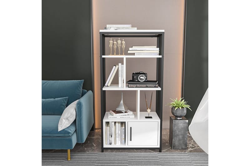 Arven Bokhylle 60 cm - Svart/Hvit - Oppbevaring - Hylle - Bokhylle