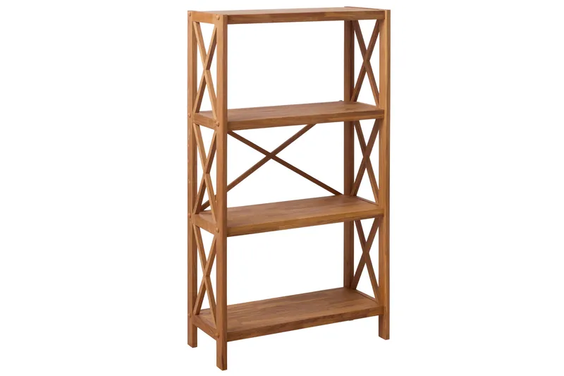 Ayanna Bokhylle 70 cm i Teak, Brun