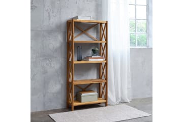 Ayanna Bokhylle 70 cm i Teak - Honningbrun - Oppbevaring - Hylle - Bokhylle