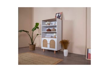 Bohem Bokhylle 90 cm - Hvit - Oppbevaring - Hylle - Bokhylle