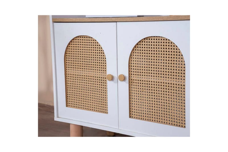 Bohem Bokhylle 90 cm - Hvit - Oppbevaring - Hylle - Bokhylle