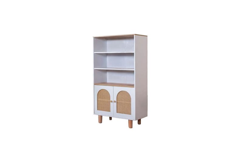 Bohem Bokhylle 90 cm - Hvit - Oppbevaring - Hylle - Bokhylle