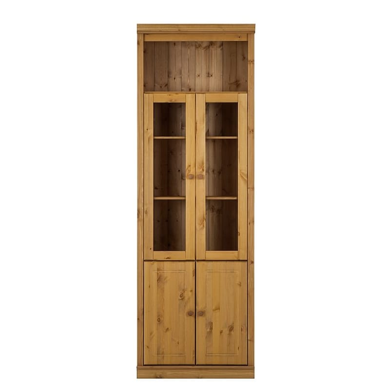 Bokhylla Loft24 Betsad/vaxad - Beiset/vokset - Oppbevaring - Garderober & garderobesystem - Garderobedør - Foldedør garderobe