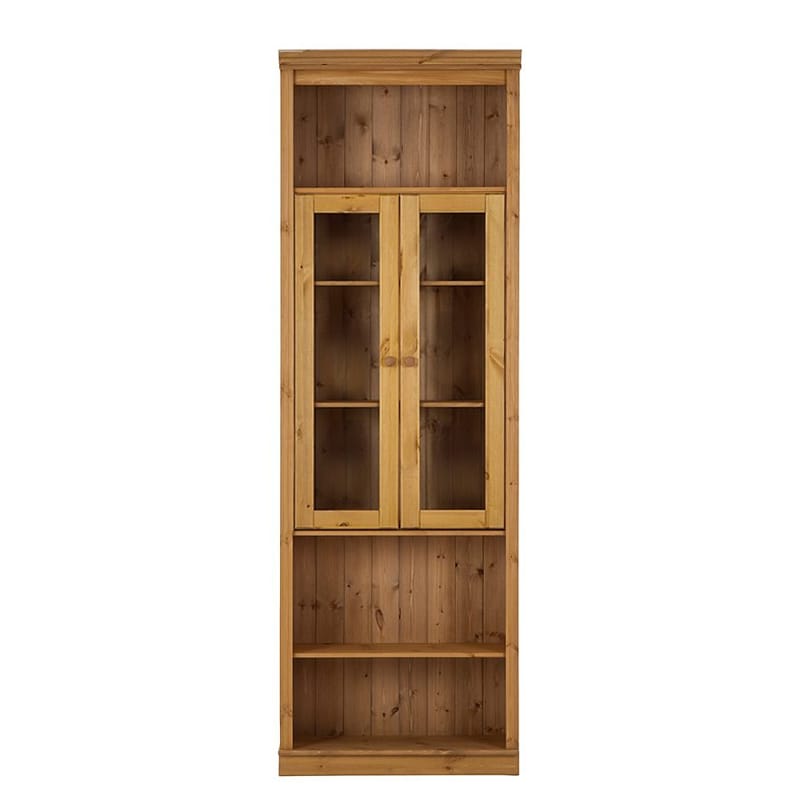 Bokhylla Loft24 Betsad/vaxad - Beiset/vokset - Oppbevaring - Garderober & garderobesystem - Garderobedør - Foldedør garderobe