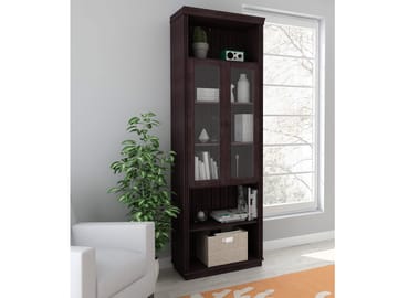 Bokhylla Loft24 Havana/lack - Havana/lakkert - Oppbevaring - Garderober & garderobesystem - Garderobedør - Foldedør garderobe