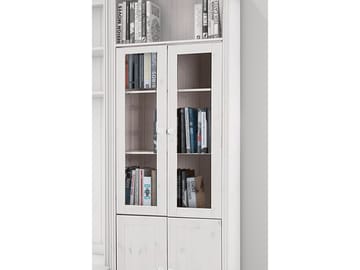 Bokhylla Loft24 Hvit Glass - Hvit - Oppbevaring - Hylle - Bokhylle