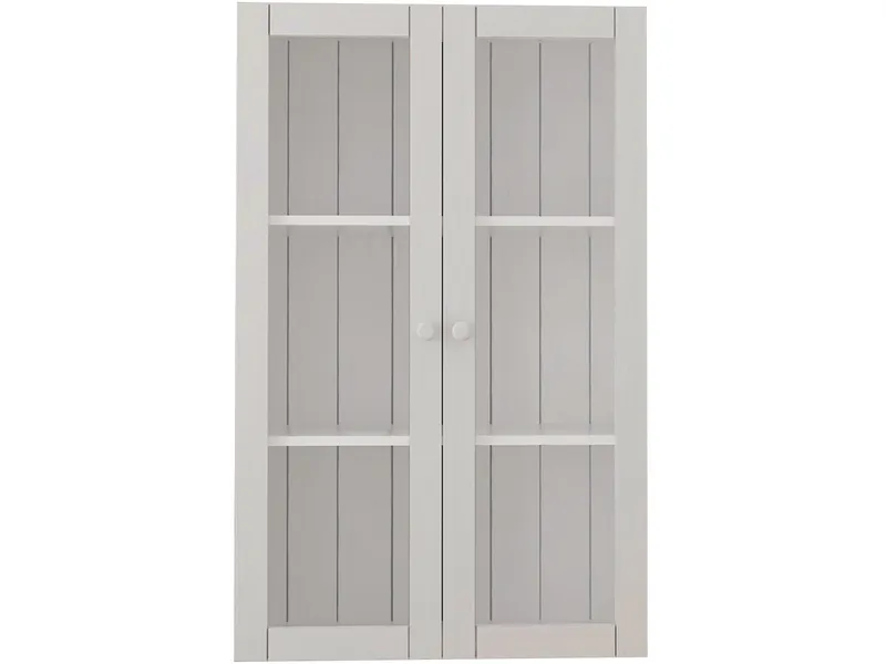 Bokhylla Loft24 Hvit Glass - Hvit - Oppbevaring - Hylle - Bokhylle