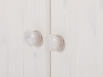 Bokhylla Loft24 Hvit Tre - Hvit - Oppbevaring - Garderober & garderobesystem - Garderobedør - Foldedør garderobe
