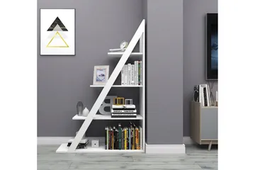 Ampelio Bokhylle 30x100 cm - Hvit - Oppbevaring - Hylle - Bokhylle