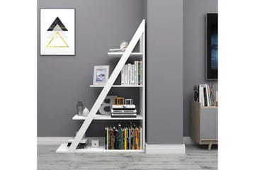 Ampelio Bokhylle 30x100 cm - Hvit - Oppbevaring - Hylle - Bokhylle