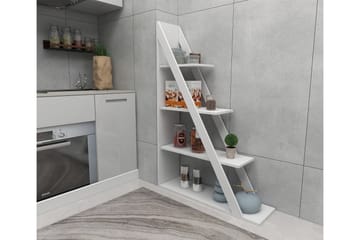 Ampelio Bokhylle 30x100 cm - Hvit - Oppbevaring - Hylle - Bokhylle