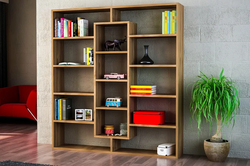 Amplett Bokhylle - Brun - Oppbevaring - Hylle - Bokhylle