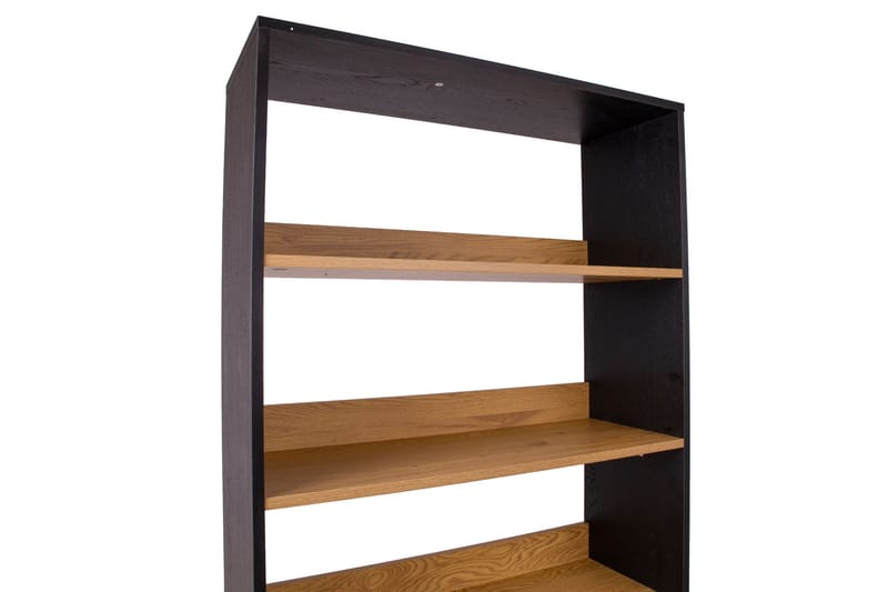 Amsterdam Bokhylle 80 cm i Tre med Metallunderstell - Sort|Brun - Oppbevaring - Hylle - Bokhylle