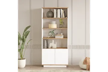 Anari Bokhylle 77,5 cm - Brun/Hvit - Oppbevaring - Hylle - Bokhylle