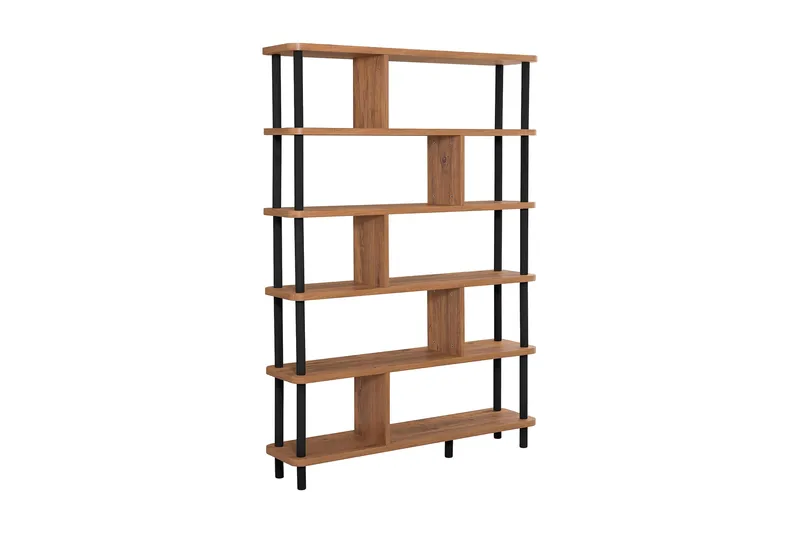 Andifli Bokhylle 120x168,5 cm, Svart