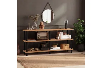 Andifli Bokhylle 150x74,9 cm - Svart - Oppbevaring - Hylle - Bokhylle