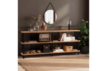 Andifli Bokhylle 180x74,9 cm - Svart - Oppbevaring - Hylle - Bokhylle