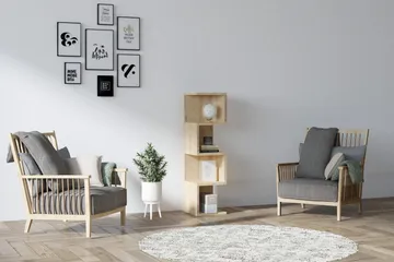 Andifli Bokhylle 25x95 cm - Grønn - Oppbevaring - Hylle - Bokhylle