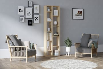 Andifli Bokhylle 45x150 cm - Blå - Oppbevaring - Hylle - Bokhylle