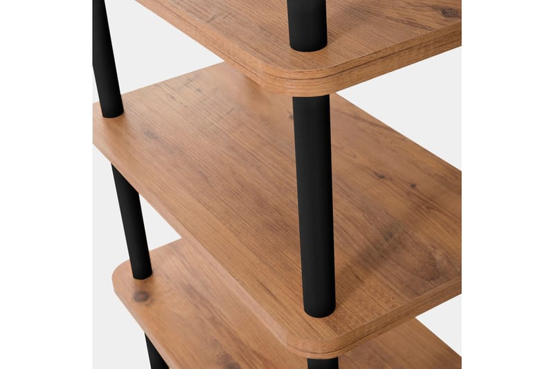 Andifli Bokhylle 80x168,5 cm - Svart - Oppbevaring - Hylle - Bokhylle