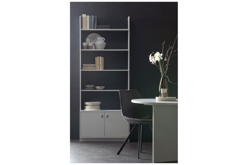 Antonie Bokhylle 35x80 cm - Grå - Oppbevaring - Hylle - Bokhylle