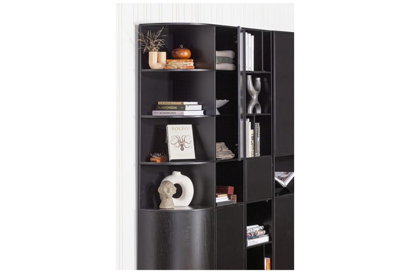 Arteksio Bokhylle 40x40 cm - Kullsvart - Oppbevaring - Hylle - Bokhylle