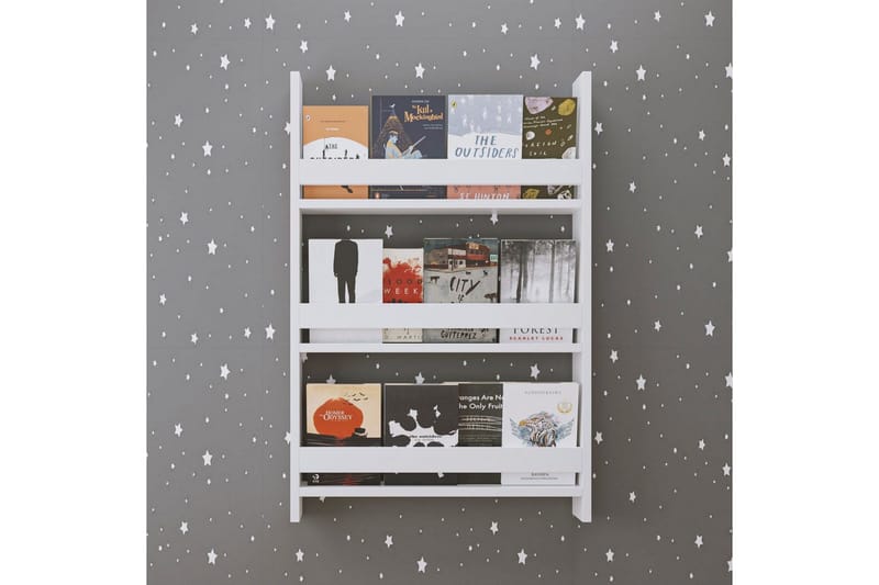 Bokhylle Artemis 3 Hvit - Hvit - Oppbevaring - Hylle - Bokhylle
