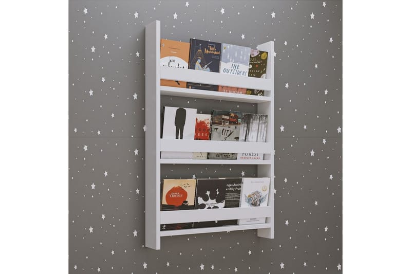 Bokhylle Artemis 3 Hvit - Hvit - Oppbevaring - Hylle - Bokhylle