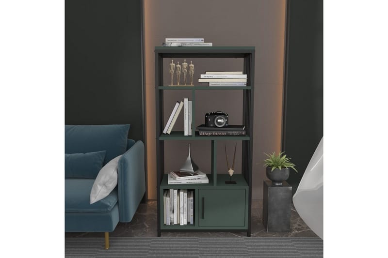 Bokhylle Arven Svart / Grønn - Svart / Grønn - Oppbevaring - Hylle - Bokhylle