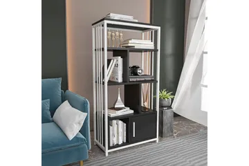 Bokhylle Arven Svart / Hvit - Svart / Hvit - Oppbevaring - Hylle - Bokhylle