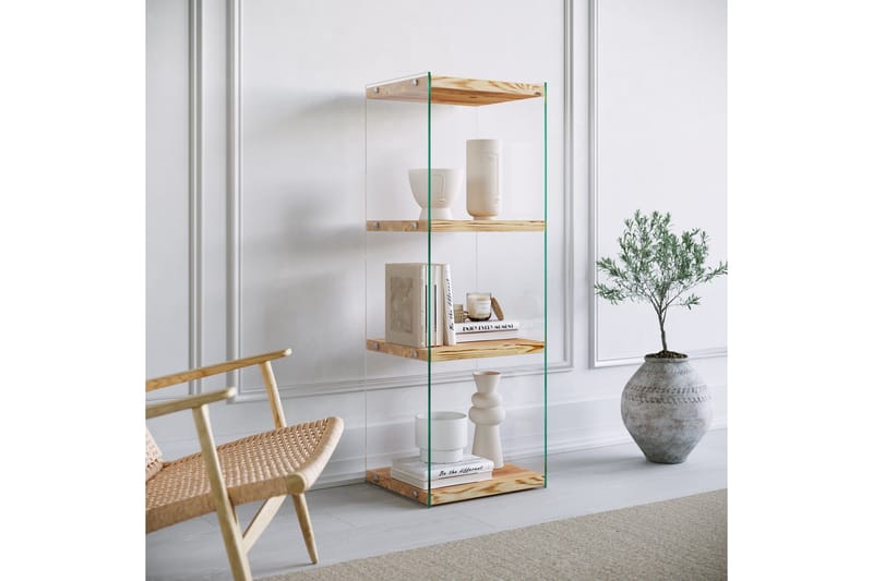 Assanisa Bokhylle 120x40 cm - Natur - Oppbevaring - Hylle - Bokhylle