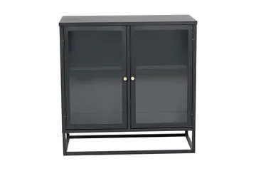 Bakal Bokhylle 85 cm i Glass og Metall - Sort - Oppbevaring - Hylle - Bokhylle