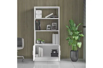 Barrock Bokhylle 38x64 cm - Hvit - Oppbevaring - Hylle - Bokhylle